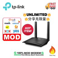 TP-Link UNLIMITED MR100 4G LTE Router Sim Card Modem Wi-Fi Router-by pass hotspot share unlimited data