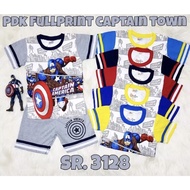 T-shirt Set toonDesign for Boys 7 8 9 10 Years | Suit Captain America T-shirt for Boys 7 8 9 10 Year