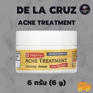 De La Cruz ขี้ผึ้งรักษาสิว Sulfur Ointment ขนาด 6 กรัม Acne Treatment 6 g.