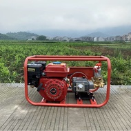 7.5 HP FOUR STROKE GASOLINE ENGINE SPRAYER PLUNGER PUMP MOTOR ELECTROC START / PAM AIR/ PAM RACUN