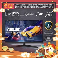 Asus VY279HGR Eye Care Gaming Monitor – 27 inch FHD (1920 x 1080), IPS, 120Hz(OC),SmoothMotion,1ms (