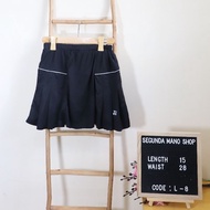 Preloved Cycling Skort Skirt Short Black | Segunda Mano Shop - L-8