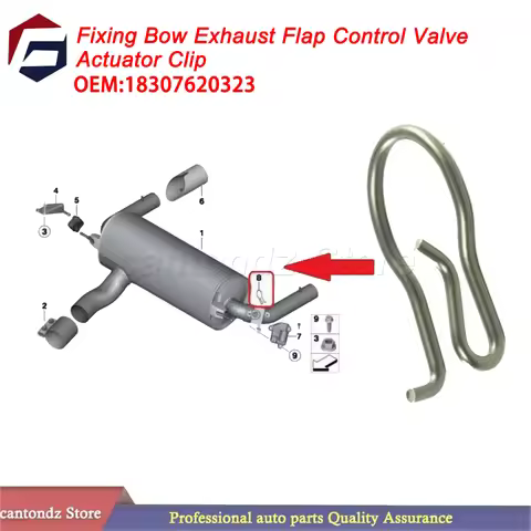 Car xhaust Actuator Flap Valve Spring Clip For BMW F20 F21 F22 1 X2 X5 X6 1 2 3 4 5 6 7 Series 18307