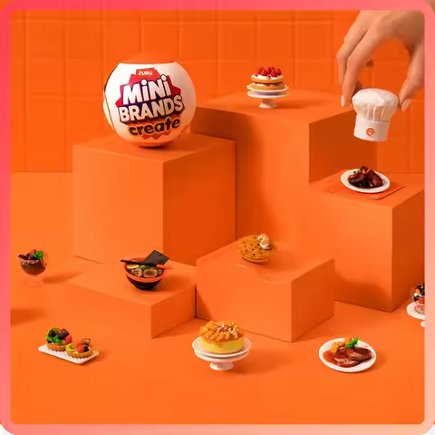 Zuru Surprises Mystery Mini Brands Blind Box Foodie Creat MasterChef Ball Surprise Collectibles Mini