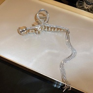 AuHonor Hoa Hồng Kết Tua Kim Cương Kẹp Tóc Kẹp Hình Cá Mập Kim Loại Phía Sau Đĩa Tóc Cảm Giác Khí Ch