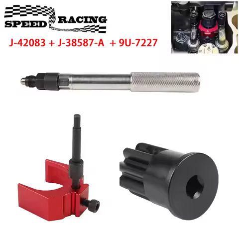 J-42083 Automatic Timing Pin J-38587-A Engine Barring Socket 9U-7227 Injector Height Adjustment Gaug