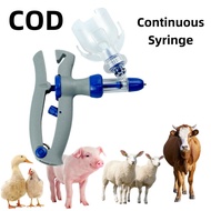 Continuous Syringe 2ml/5ml Adjustable Syringe for Animal Use Tool