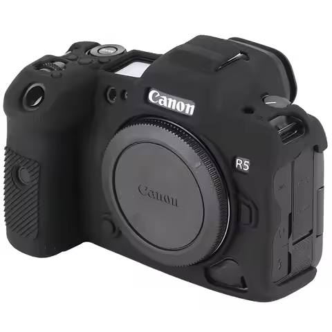 SETTO R5 R6 Silicone Cover Rubber Silicone Camera Case Cover Skin for Canon EOS R5 R6 R6II R5II R5 M