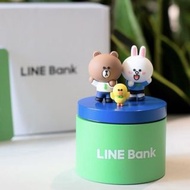 Line bank 限量好友生日音樂盒 熊大兔兔莎莉