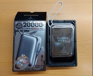 WEKOME 20000MAH 45W快充 小巧隨身 可充筆電 大容量 自帶雙線 77WH 可上飛機 行動電源