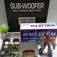 Rangkaian Kit Subwoofer Amplifier Speaker Aktif Stereo
