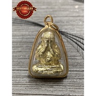 Phra Pidta Golden Buddha Gold Frame