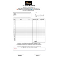 POSTAGE RECEIPT RESIT INVOICE INVOIS FYOS