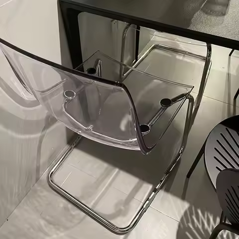 Office Kitchen Cesca Dining Chairs Nordic Modern Acrylic Transparent Chair Restaurant Party Sillas P