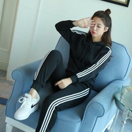 Bộ Đồ Thể Thao Nỉ Dày Thời Trang Cho Nữ Bộ Đồ Hai Mảnh Thoải Mái Ấm Áp Mùa Thu Đông Bộ Đồ Thể Thao T