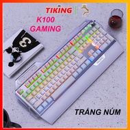K100 Led Mechanical Keyboard 12 Modes Blue Switch Mechanical Keyboard Full size