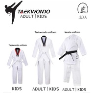 LUXA WTF Taekwondo Uniform for Kids Adult 110cm-190cm Karate Uniform for Kids Shift Long Sleeves