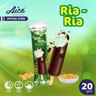 AICE Ice Cream Ria - Ria Kacang Hijau lapis Chocolate isi 20pcs Es Krim