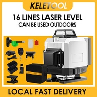 Professional Laser Level 16 line laser Adjustable Level Wall Bracket 360 Horizontal Vertical Tool Rechargeable Battery