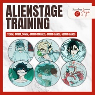 ALIEN STAGE ALNST Training/ - Pin Button, Magnet, Keychain | 25mm 32mm 44mm 58mm
