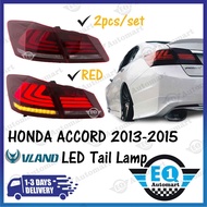 HONDA ACCORD 2013-2015 VLAND LED TAIL LAMP (RED &amp; SMOKE)