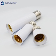 【FINE】E27 to E27 LED Bulb Extension Adapter Socket Extension for E27 Screw Lamps
