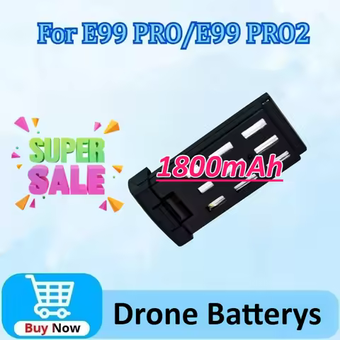 New 3.7V 1800mAh Replacement Lithium Battery Spare for RC Drone for E99 PRO2 E99 PRO Drone Battery Q