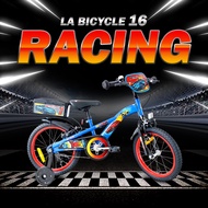แถมฟรี!!! ไฟหน้า-หลัง LED จักรยานเด็ก LA Bicycle 16  รุ่น Racing