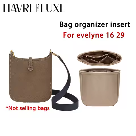 Bag organizer insert for Evelyne 16 29 mini women bag nylon durable bag support bag accessories