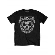 Killswitch Engage Official Band Graphic T-Shirt for Men - Black Heavy Metal Merch Tee with Skull & L