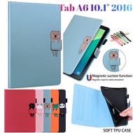 Flip Leather Kids Cover Smart Case For Samsung Galaxy Tab A/A6 10.1 2016 SM-T580 SM-T585