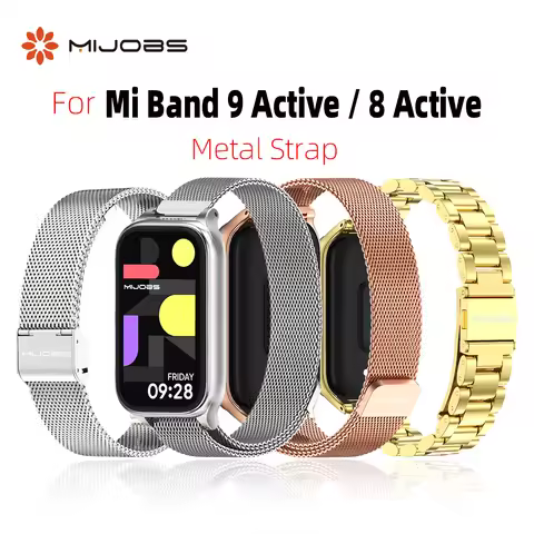 Strap For Mi Band 9 Active Bracelet Wristband for Xiaomi Band 8 Active Watchband Mi Band 8 Active Wr