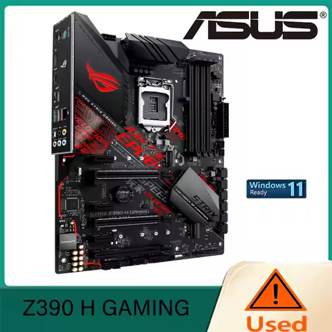 ASUS ROG Strix Z390-H Gaming Motherboard LGA1151 (Intel 8th and 9th Gen) ATX DDR4 DP HDMI M.2 USB 3.