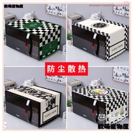 [Breathable Anti-dust-proof] Cotton Linen Microwave Oven Anti-dust Cover Oven Cover Cloth Universal 