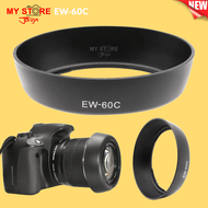 Lens hood EW-60C tudung lensa canon EW60C camera canon dslr kit EF-S 18-55mm f3.5 IS II II USM EF 28-90mm f4.5 III IV 28-80mm f3.5 USM 1500D 4000D 3000D 1300D 1200D 1100D 1000D 600D 550D 500D 650D 700D 750D 800D 4000D