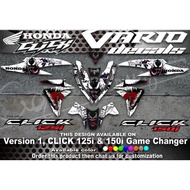 ☈◆Honda Click 125i decals sticker