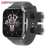 LIZHOUMIL T22 2 In 1 Smart Watch With Earbuds Waterproof Fitness Tracker With 1.83”Touchscreen Heart Rate Blood Pressure Monitor For Men Women