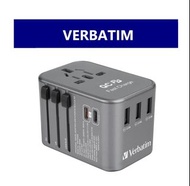 ✅行貨|多區門市交收 Verbatim 威寶 5 Ports 33.5W QC3.0 & PD旅行充電器（灰色66352、粉紅66354、紫色66353）
