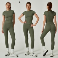 Yoga Suit Women's Suit Two-Piece Suit High-End Quick-Drying Fitness Suit Women's Sports Yoga Suit