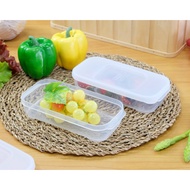 Clear Plastic Food Preservation Box PI-906/2 (490 ml) Size W9.2 x L20.3 x L4.5 cm KEYWAY