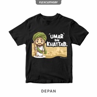 KATUN Flexclothsby KIDS - Umar Bin Khattab T-shirt - Children's Fashion - Premium 30s Combed Cotton 