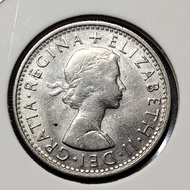 UK Queen Elizabeth II 6 Pence Coin 1965