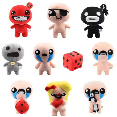 New 10 Style The Binding of Isaac Plush Toys Afterbirth Rebirth Game Cartoon ISAAC Soft Stuffed Toys
