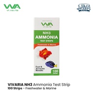 Vivaria Test strip Ammonia for freshwater and marine 100 strips