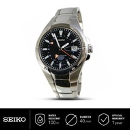 New Jam Tangan Pria Seiko Sportura Quartz Perpetual Stainless Steel