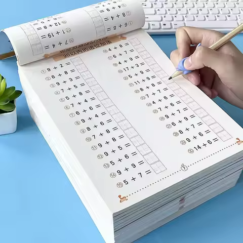 Addition And Subtraction Card Within 10/50/100 Teaching Digital for Kids Children Kindergarten Early