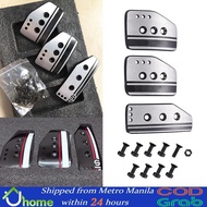 Manual Car Clutch Brake Accelerator Foot Pedals Cover Treadle Pedal Pads For Most Vehicle