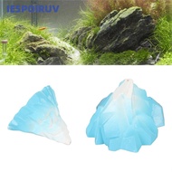 IESPOIRUV 2PCS Set Aquarium Iceberg Decoration, Simulation Vivid Aquarium Ecology Underwater Iceberg