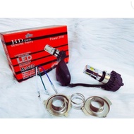 3-sided AC DC LED headlight bulb