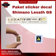 88storesemarang Liebe sticker decal joran shimano lesath gs/ltd/gsi